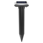 Solar Powered Ultrasonic Animal Repeller Outdoor Ground Stake Mole Possum Fox Cat Dog Deterrent for Garden Lawn Farm Yard