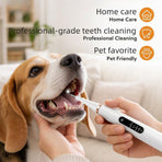 Ultrasonic Dog & Cat Dental Cleaner Kit – Electric Toothbrush for Tartar & Plaque Removal-blue