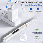 Ultrasonic Dog & Cat Dental Cleaner Kit – Electric Toothbrush for Tartar & Plaque Removal-blue