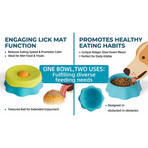 Pet Slow Feeder Bowl-Blue-green