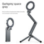 Multi-Axis Foldable Magnetic Phone Tripod Portable Travel MagSafe Compatible Cell Phone Desktop Mount Adjustable Angle Stand
