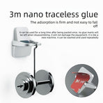 2‑Pack Two‑Level Adjustable Foldable Laptop Stand Invisible Portable Notebook Cooling Feet Nano Sticker for Office Travel-Silver