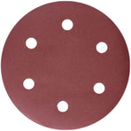 225mm 6 Hole Drywall Sanding Discs P180 Grit Hook and Loop Wall Sander Sandpaper 10 Pack