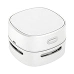 Electric Handheld Household Vacuum – Portable Desktop Vacuum Cleaner – White