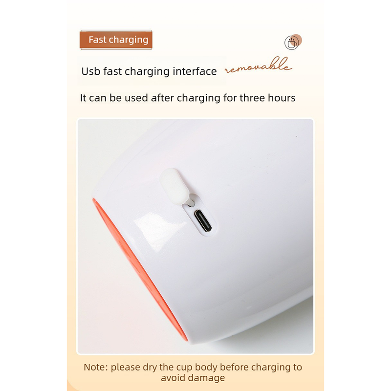 Automatic Magnetic Stirring Cup, Electric Coffee Mug with USB Charging, Self-Stirring Mixer for Milk and Beverages-brown