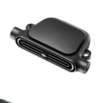 Powerful Car Seat Fan with Built-in Battery, Cordless & Plug-in Dual-Use-black