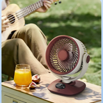 Desktop Oscillating Fan- Red