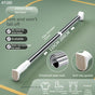 Heavy Duty Tension Curtain Rod 25mm Thick Extendable Shower Rail 110-200cm No Drill