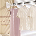 Heavy Duty Tension Curtain Rod 25mm Thick Extendable Shower Rail 110-200cm No Drill