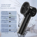 Electric Ear Wax Removal Irrigator Rechargeable Ear Cleaning Water Flush Device with Replaceable Nozzles