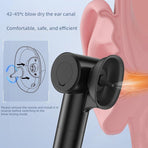 Electric Ear Wax Removal Irrigator Rechargeable Ear Cleaning Water Flush Device with Replaceable Nozzles