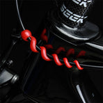 Bicycle Brake Shift Cable Housing Spiral Wound Bike Gear Brake Outer Tube Replacement Accessory-pink