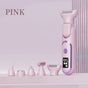 Digital Display Type-C Multi-Functional Electric Hair Remover for Women – Pink