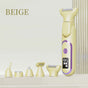 Digital Display Type-C Multi-Functional Electric Hair Remover for Women – Yellow
