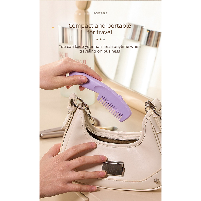 Hair Cutting Comb Dual Function Trimming Styling Comb for Home DIY Haircuts-purple