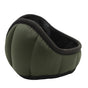 Foldable Windproof Thermal Earmuffs, Water Resistant Warm Ear Warmers for Winter Commuting & Cycling-olive green