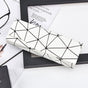 Premium Eyeglass Case - Retro Japanese Style - Sunglass Storage - Fashionable Geometric Pattern - Stylish Eyeglass Case - Durable and Shock-Resistant - Unisex - White