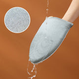 1 piece - Handheld ironing pad - Heat-resistant ironing mat - Portable ironing aid - Ironing tool - Steam glove with finger loops - Mini ironing board - Ironing board - Ironing pad - 24 x 15 cm - Gray