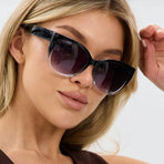 Cat-Eye Gradient Frame Sunglasses, Fashion Sunglasses