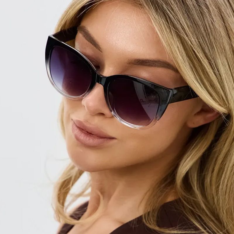 Cat-Eye Gradient Frame Sunglasses, Fashion Sunglasses