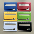Portable Letter Opener Card Size Envelope Slitter with Ruler Lightweight Mail Opening Cutter for Office Home-Black