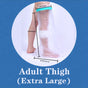 Extra Large Adult Thigh Waterproof Cast Cover Shower Full Leg Broken Thigh Knee Wound Bath Protector