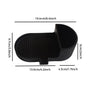 Silicone Soap Dish – Universal Non-Slip Soap Holder Tray for Handmade Soap – Black