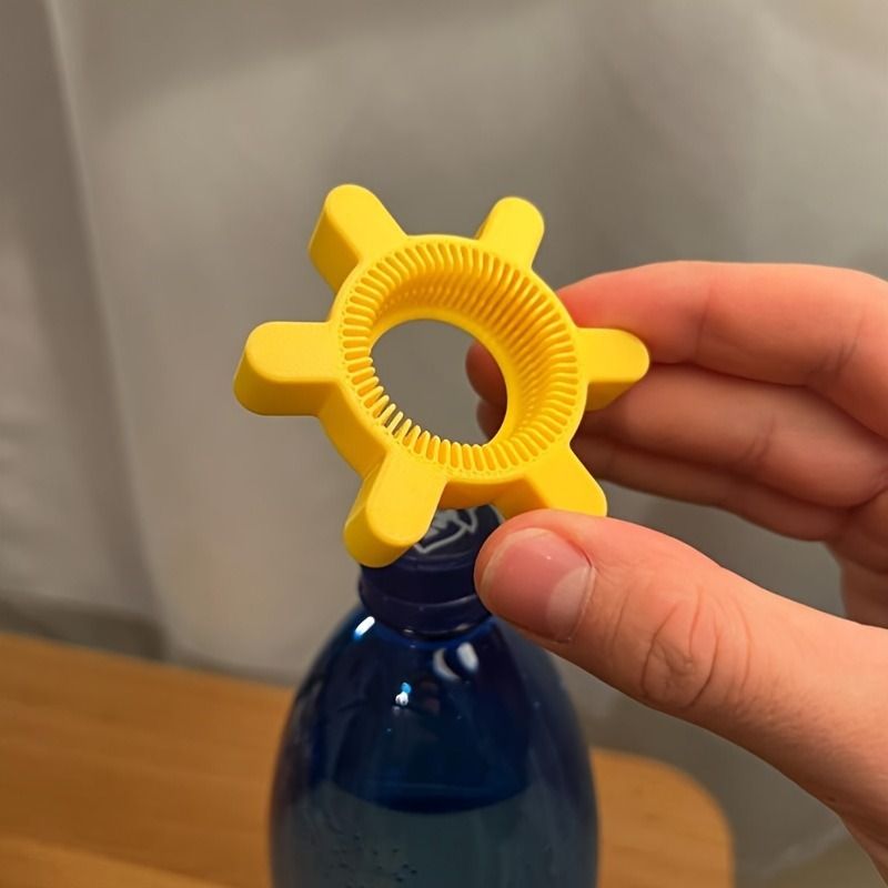 Soda Can Opener Beverage Can Pull Tab Remover Easy Can Opening Tool for Drinks-Yellow