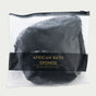 African Exfoliating Bath Net Sponge Long Lasting Body Scrubber Shower Loofah Mesh Sponge-Black