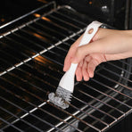 Long Handle BBQ Grill Cleaning Brush Stiff Bristle Barbecue Grid Cleaner Scraper Tool for Outdoor Grill