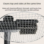 Rechargeable Electric BBQ Grill Brush Automatic Rotating Barbecue Cleaner Brush Kit