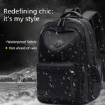 Casual School Backpack with USB Charging Port, Water Resistant Daypack for Uni Students & Daily Commute-small