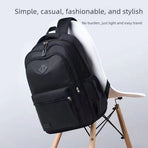 Casual School Backpack with USB Charging Port, Water Resistant Daypack for Uni Students & Daily Commute-small
