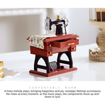 Vintage Sewing Machine Model Music Box Ornament Creative Gift