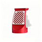 3D printed desktop ornament of a one-handed can opener, for beverages.Red