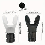 Portable Abdominal Breathing Trainer with Adjustable Resistance-black