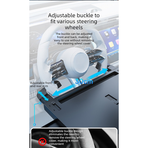 Multi-functional Car Tray Table with Cup Holder-gray