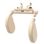 Adjustable Car Headrest Travel Memory Foam Neck Pillow - Double Hooks - Beige