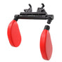 Adjustable Car Headrest Travel Memory Foam Neck Pillow - Double Hooks - Red