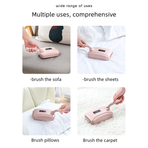 1PC 3-Roller Carpet Cleaning Brush for Home, Multi-functional Roller Brush, Pet Hair Remover for Sofa & Bed - Random Color