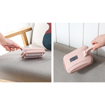 1PC 3-Roller Carpet Cleaning Brush for Home, Multi-functional Roller Brush, Pet Hair Remover for Sofa & Bed - Random Color