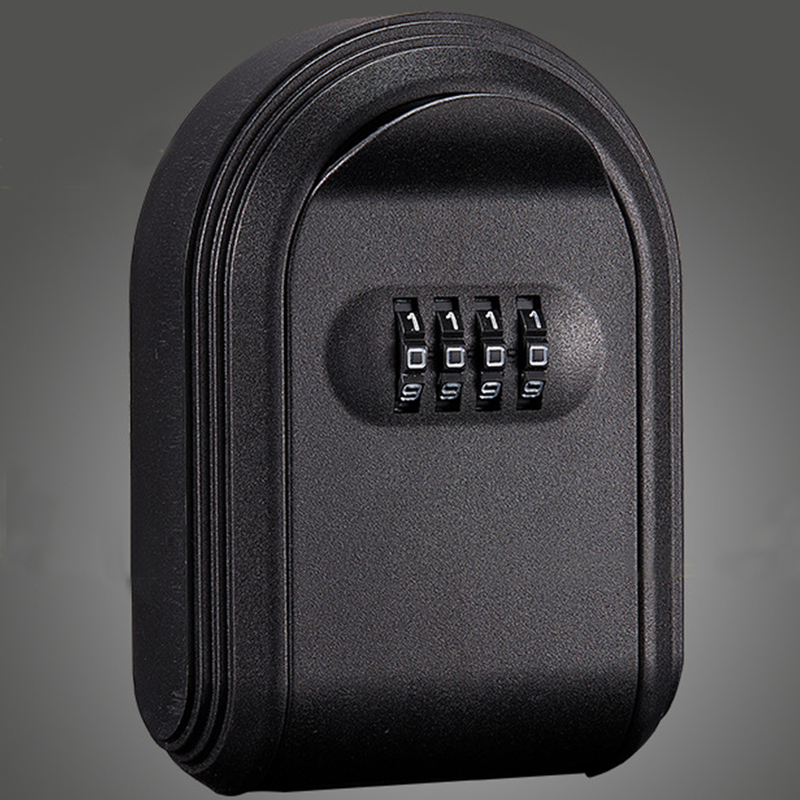 Combination Lock Key Box - Black