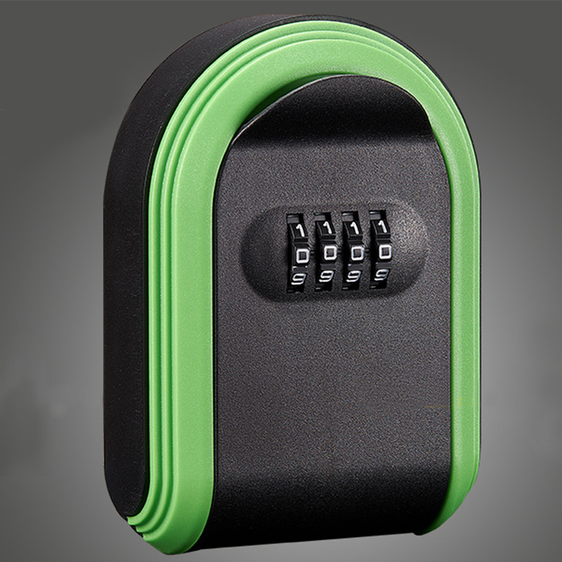Combination Lock Key Box - Green