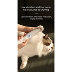 Pet Vacuum Grooming Clipper - White