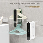 Hanger Organizer, Wall-Mounted Hanger Storage Rack - Green