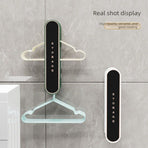 Hanger Organizer, Wall-Mounted Hanger Storage Rack - Black