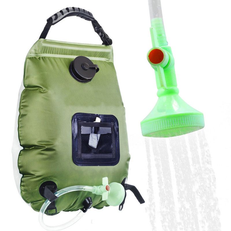 20L Solar Shower Bag - Green