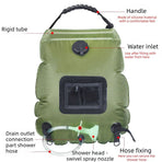 20L Solar Shower Bag - Green