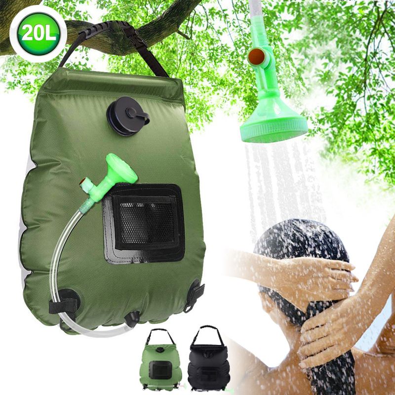 20L Solar Shower Bag - Green