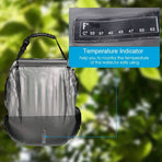 20L Solar Shower Bag - Black